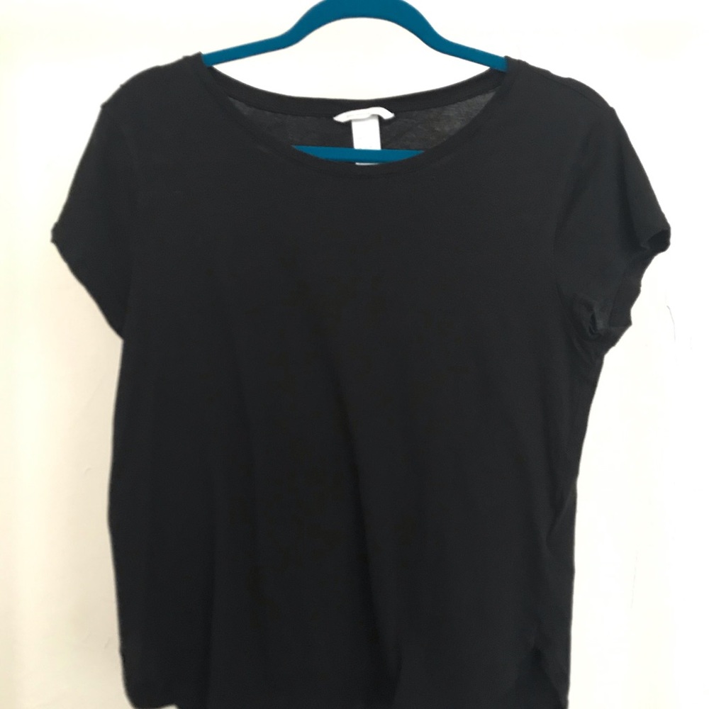 H&M Plain Black Tee